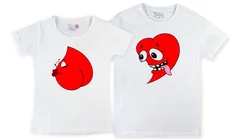 парные, сердечки